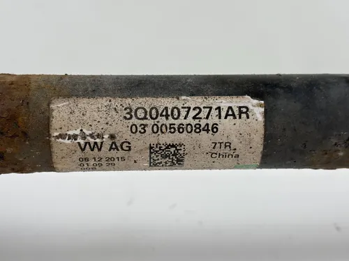 3Q0407271AR Volkswagen PASSAT B8 Front driveshaft