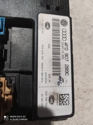 4F0907289C Audi A6 S6 C6 4F Comfort/convenience module