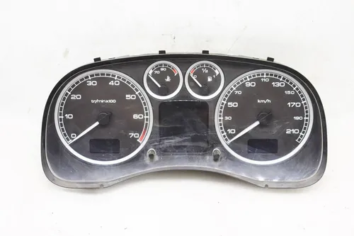 p9651299580 Peugeot 307 Speedometer (instrument cluster)