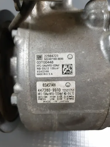 22984721 Chevrolet Camaro Air conditioning (A/C) compressor (pump)