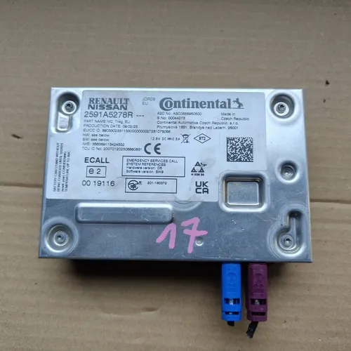 2591A5278R Dacia Sandero III Bluetooth control unit module
