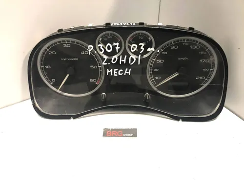 P9636708780 Peugeot 307 Speedometer (instrument cluster)