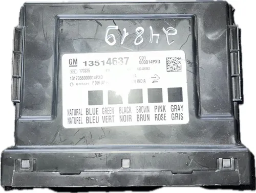 13514637 Opel Astra K Comfort/convenience module