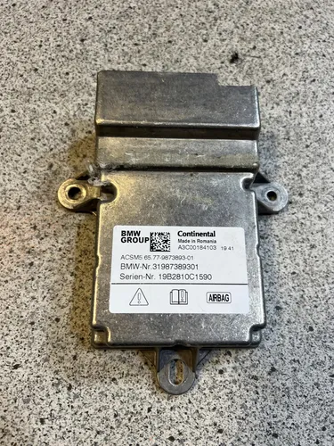 9873893 BMW 3 G20 G21 Airbag control unit/module
