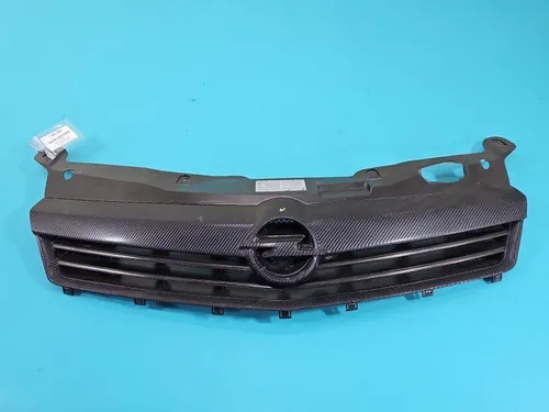 13225780 Opel Astra H Front bumper upper radiator grill