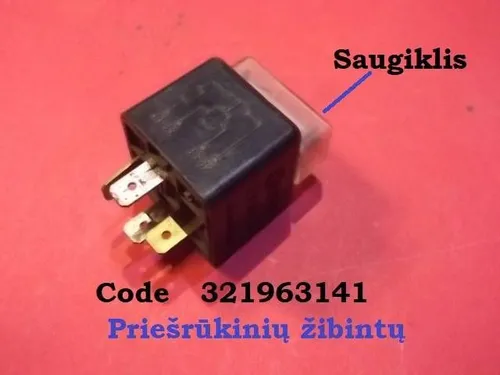 321963141 Volkswagen Golf II Light relay