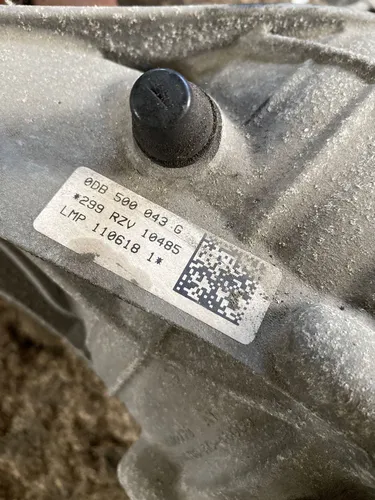 0DB500043G Audi A4 S4 B9 Rear differential