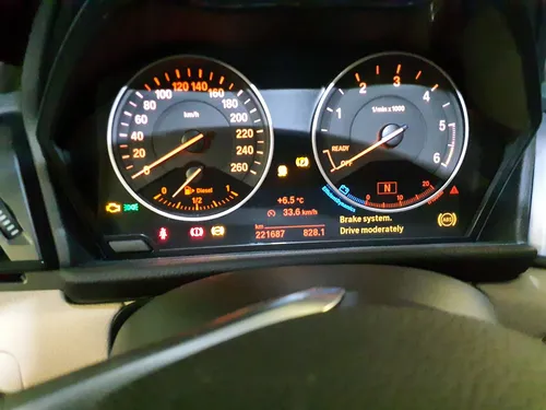 9295446 BMW 2 F46 Speedometer (instrument cluster)