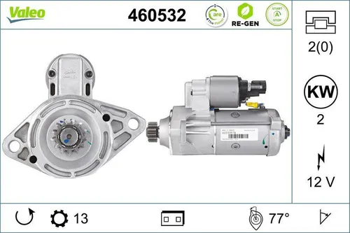 ESW20ER25 Skoda Superb B8 (3V) Starter motor