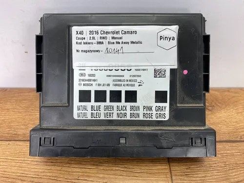 13509958PINYA Chevrolet Camaro Comfort/convenience module