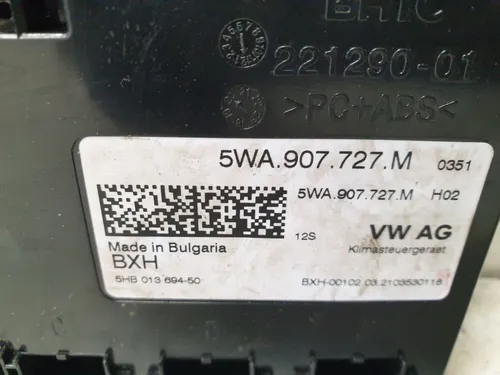 5WA907727M Volkswagen Caddy Other control units/modules