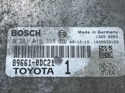 896610DC21 Toyota Yaris Other control units/modules