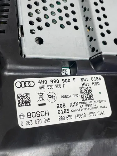 4H0920900F Audi A8 S8 D4 4H Speedometer (instrument cluster)