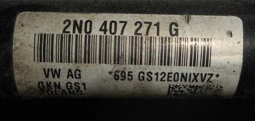 2N0407271G Volkswagen Crafter Front driveshaft